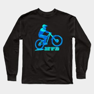 mtb downhill bke Long Sleeve T-Shirt